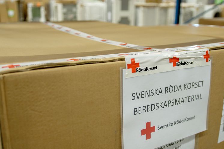 Bring är beredskapsparter till Svenska Röda Korset