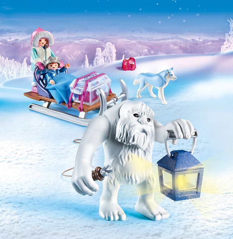 PLAYMOBIL 9473 Schneetroll mit Schlitten