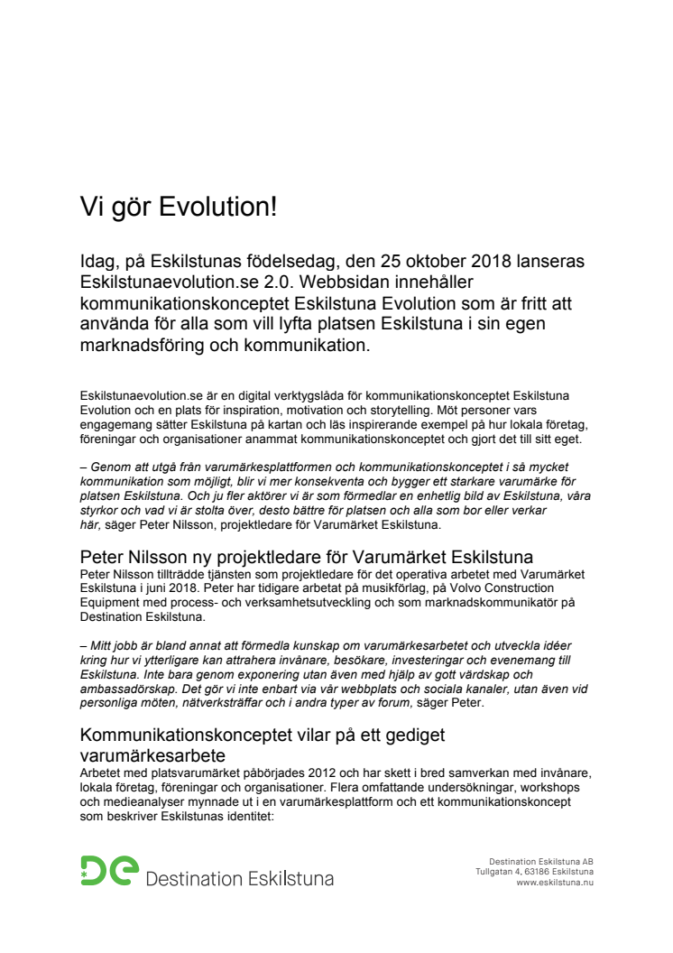 Vi gör Evolution