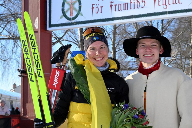 Ida Dahl winner Tjejvasan 2023 Kransmas Albin Gezelius