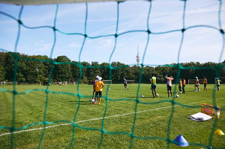 Fußballtag zusammen mit der Münchner Fußball Schule