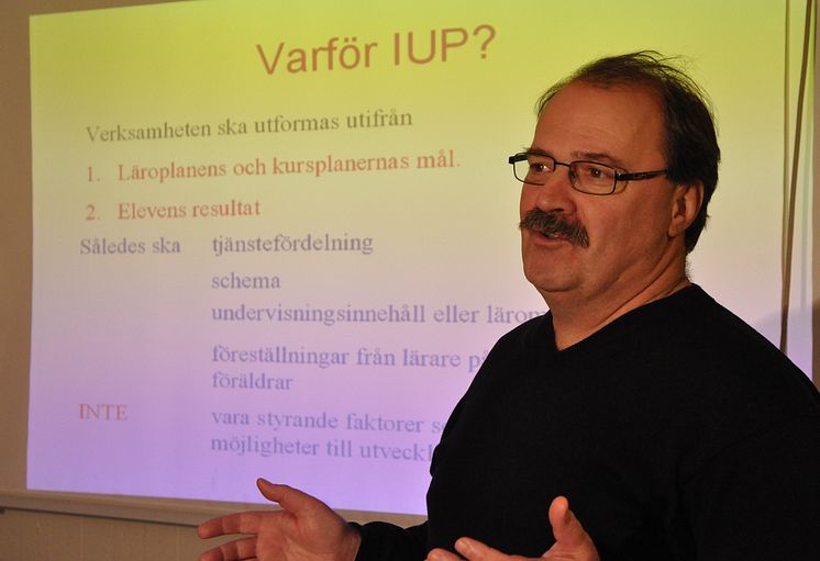 Bernt Friberg, rektor på Grönkullaskolan i Alvesta
