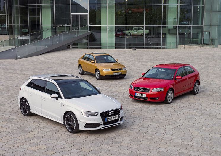 3 generationer af Audi A3 - 1995-2015