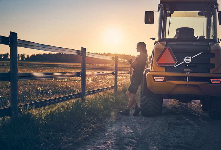 Volvo L25 Electric - personalvård på Menhammar