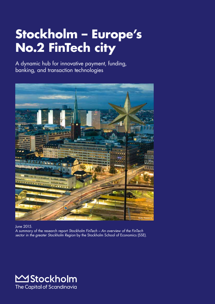 Stockholm - Europe's No. 2 FinTech city