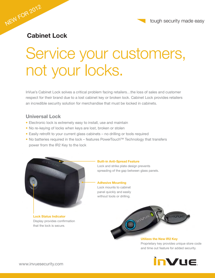 Varularm från Gate Security - InVue, Smart Lock - Universal Lock