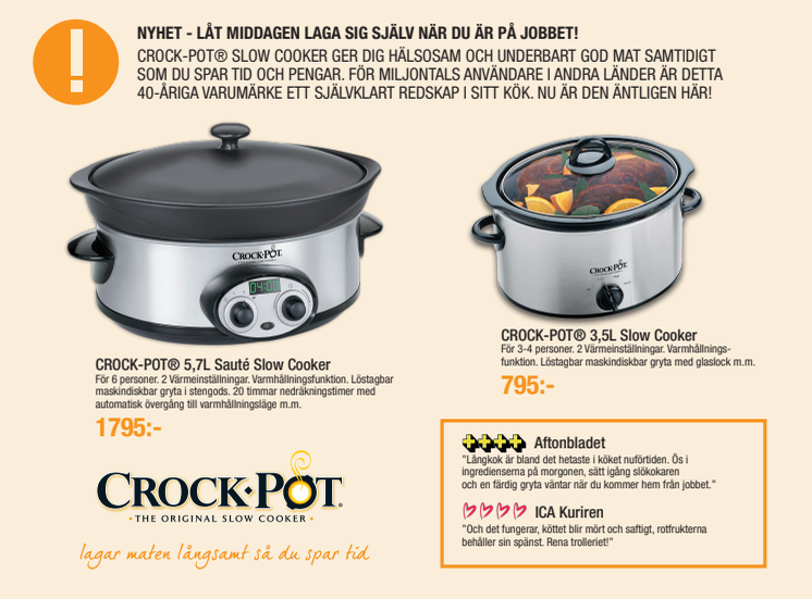 Crock-Pot Järnia