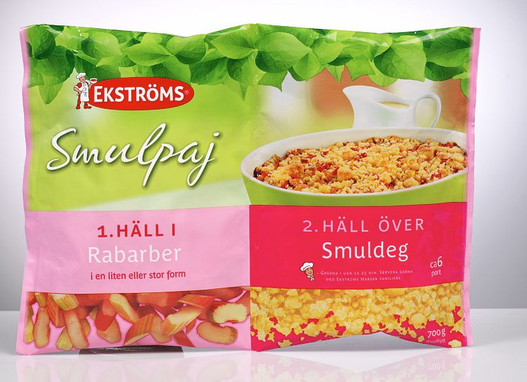Ekströms Smulpaj - rabarber