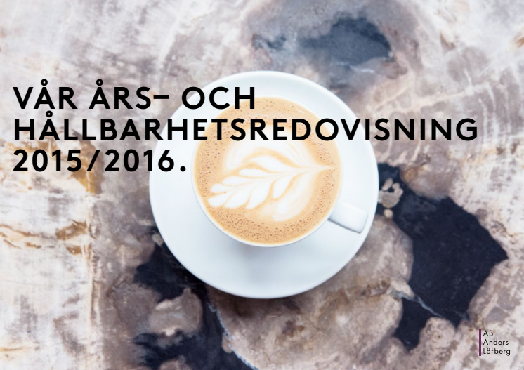 Års- och hållbarhetsredovisning 2015/2016