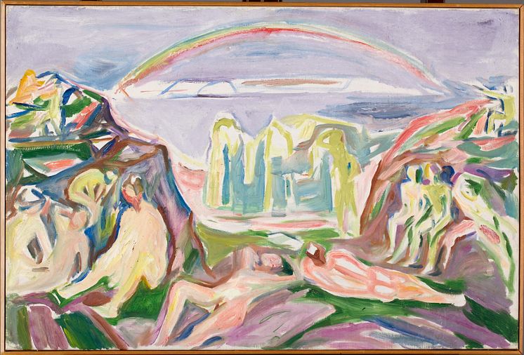 Edvard Munch: Regnbuen / the Rainbow (1918-1919)