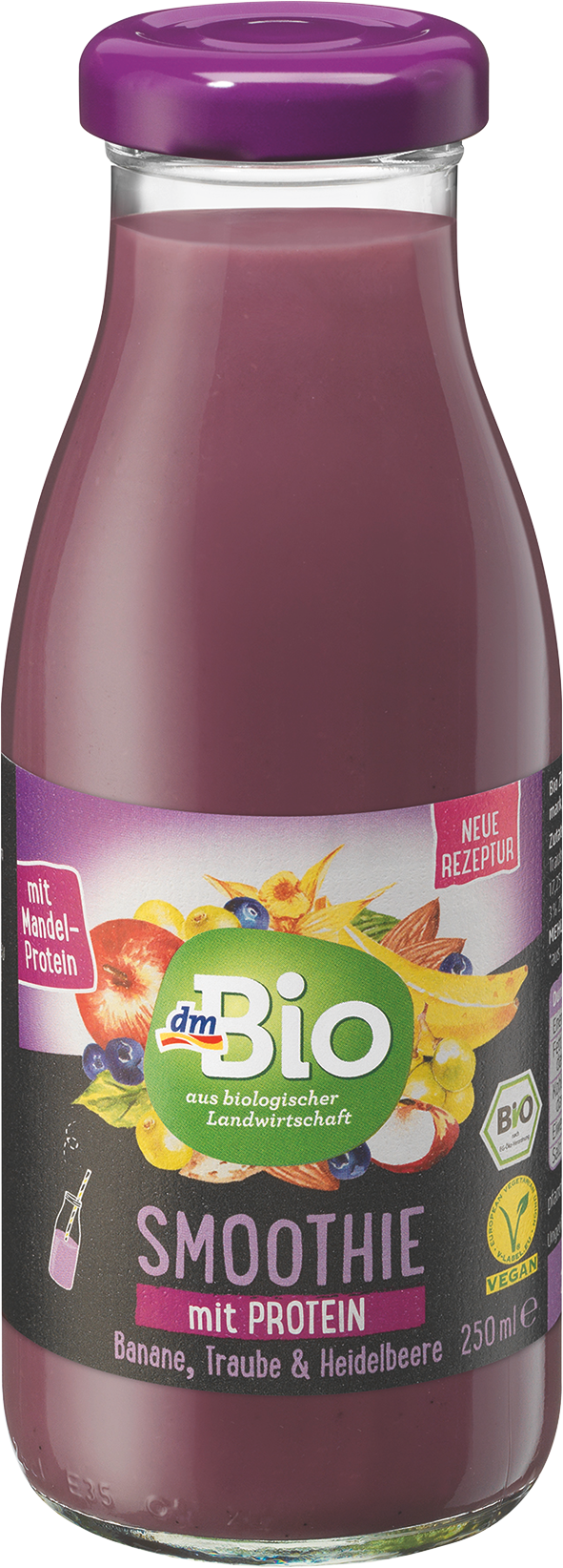 Pressefoto dmBio Smoothie mit Protein