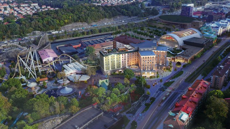 Liseberg's expansion project; Liseberg Grand Curiosa Hotel and Oceana