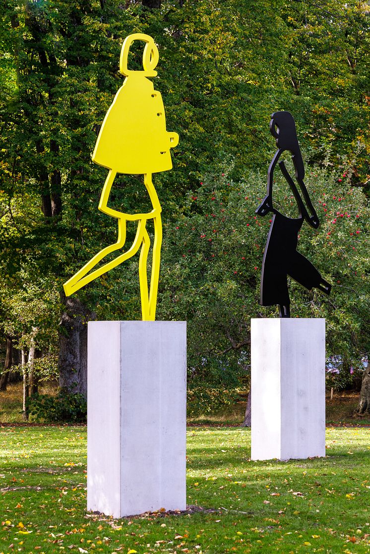 Julian Opie. Elena 1. Sonia 1. Foto_Eivind Lauritzen_3
