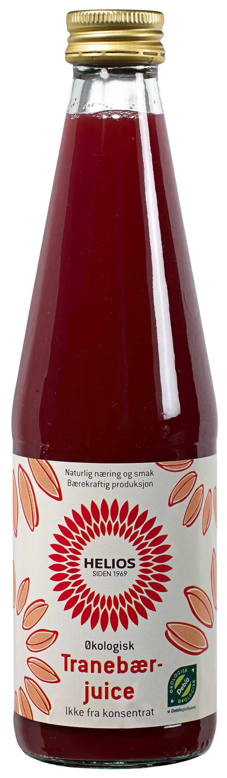 Helios tranebærjuice økologisk 0,33 l