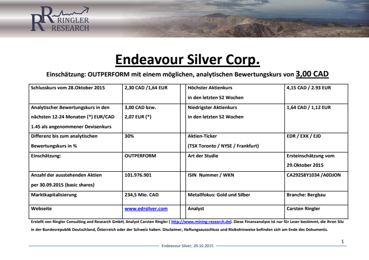 Ringler Research_Endeavour Silver_German_29.10.15