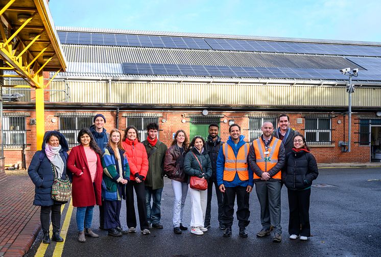 Energy Garden graduates visit solar facilityat Streatham Hill Depot