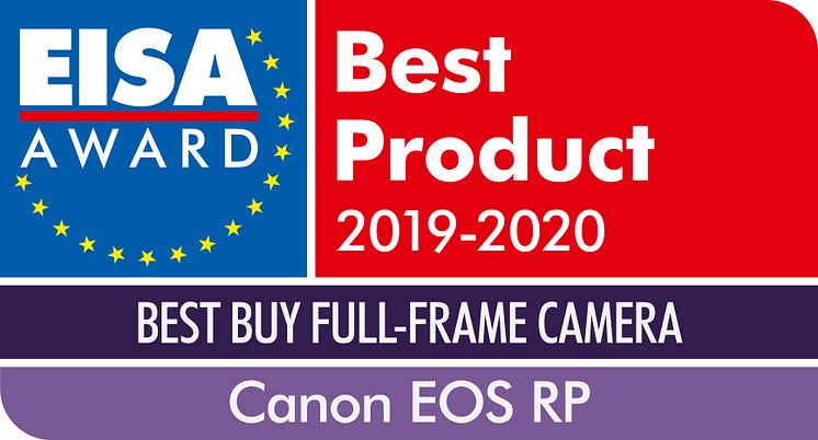 EISA Award Canon EOS RP - JPEG