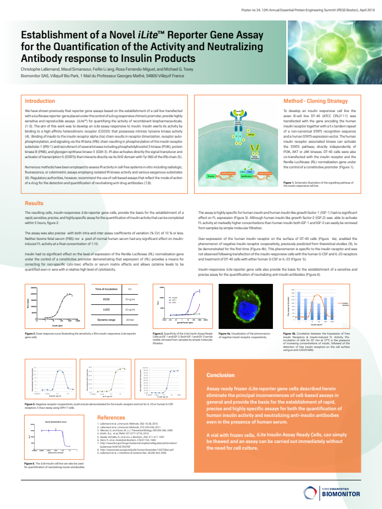 New Scientific Poster on iLite™ Insulin Assay Ready Cell line – Download it now!