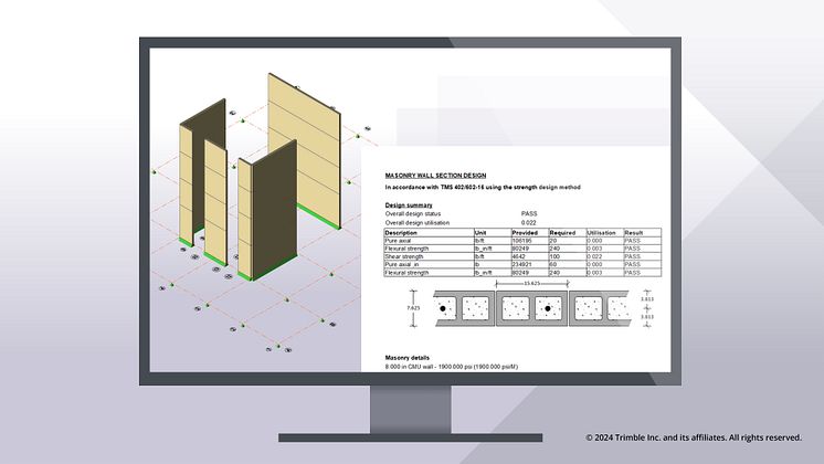 Tekla2024-TSD-Masonry design workflows for US code