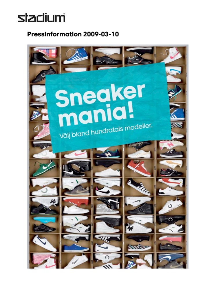 "Sneakermania" på Stadium