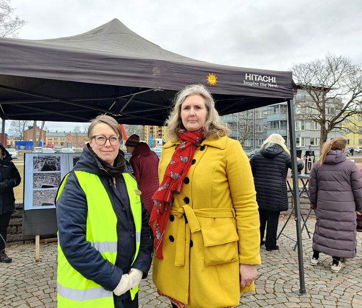 Louise Thyberg och Monika Bubholz