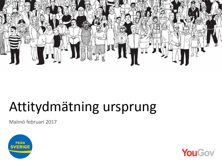 Attitydundersökning, svenska råvaror och livsmedel. Svenskmärkning. YouGov februari 2017.