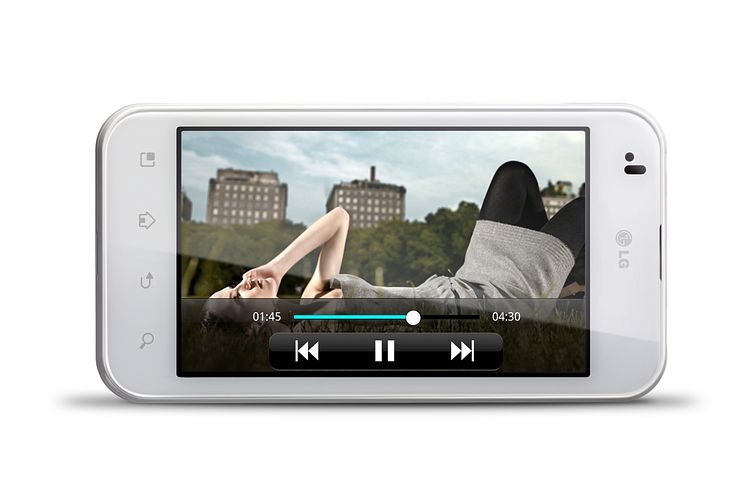 LG Optimus Black W video player view