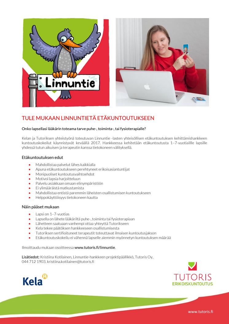 Linnuntietä kuntoutukseen