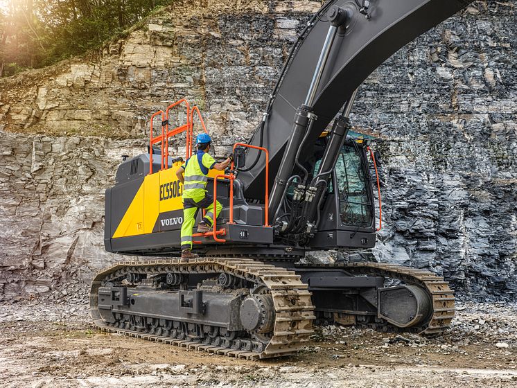 Volvo EC530E och EC550E - komfort och säkerhet