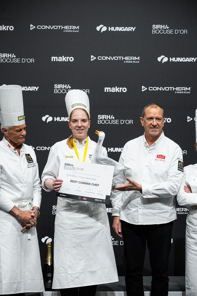 Thilda Mårtensson - bästa commis i Bocuse d'Or Europe 2022