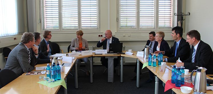 Brandenburgs Wissenschaftsministerin Dr. Martina Münch am 6. Juli 2016 zu Arbeitsbesuch an der Technischen Hochschule Wildau