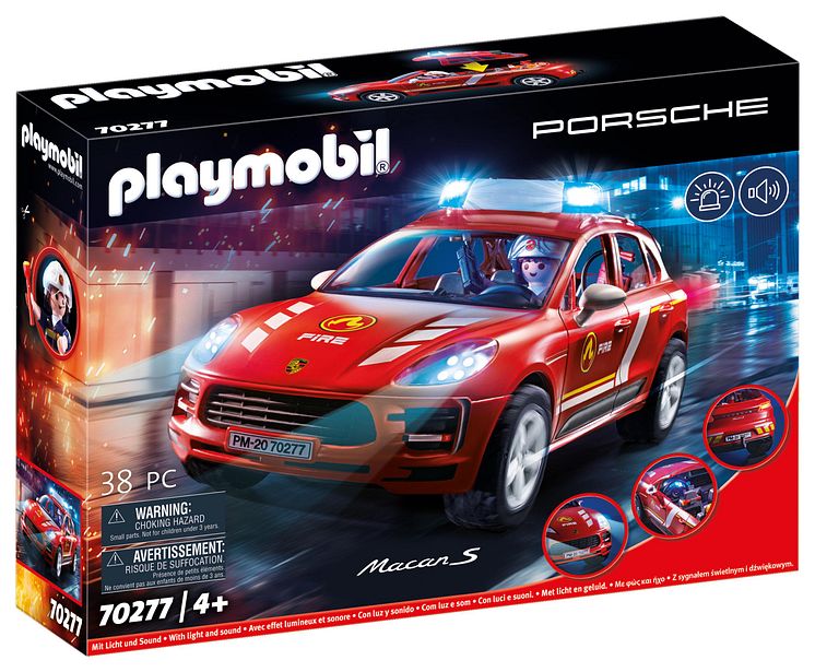 Porsche Macan S Feuerwehr (70277) von PLAYMOBIL