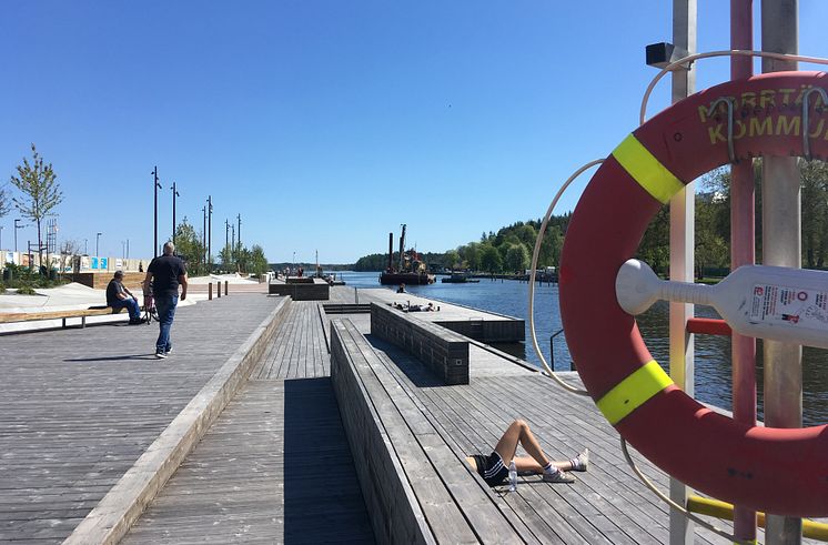 Hamnpromenaden boj-norrtälje hamn