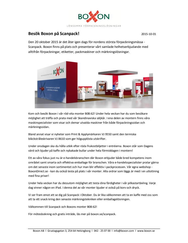 Besök Boxon på Scanpack