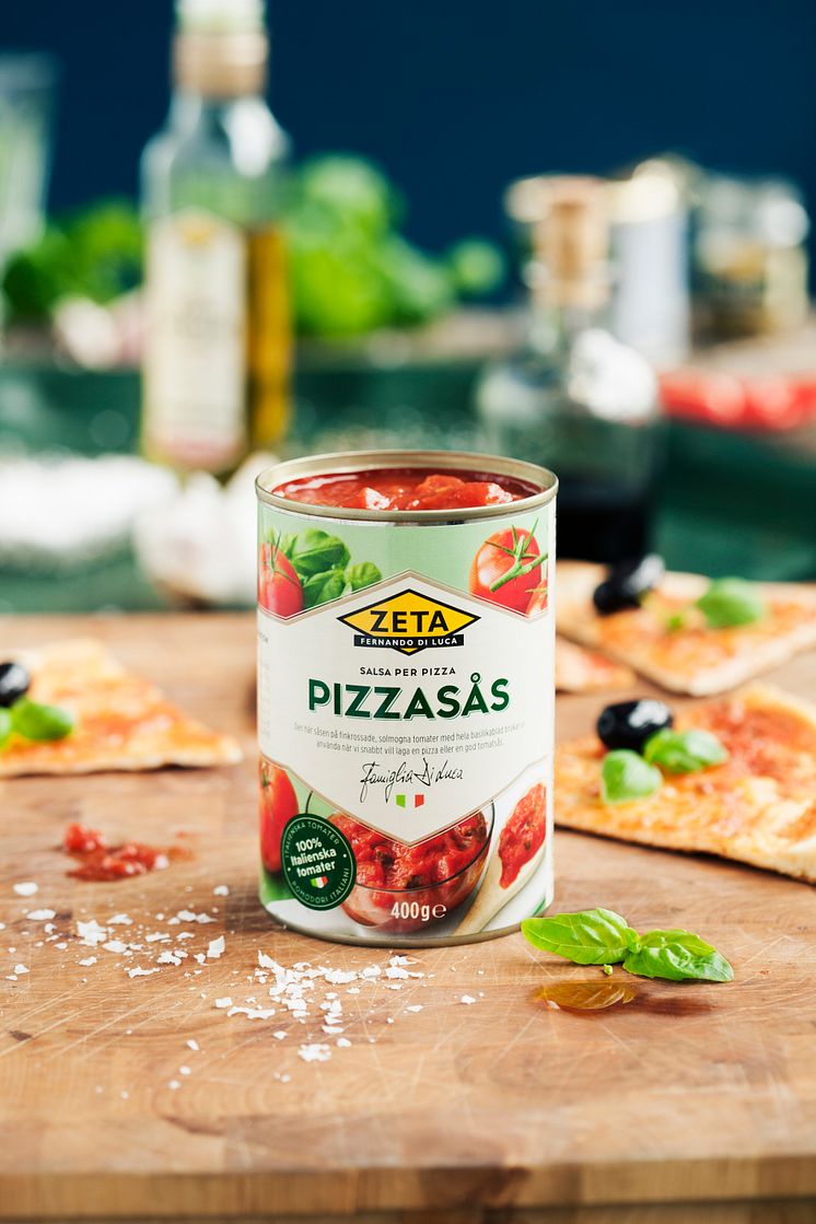 Pizzasås från Zeta