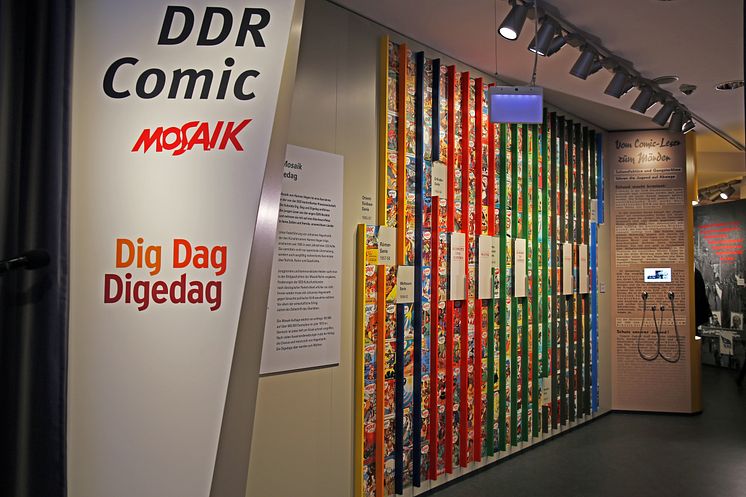 Ausstellung "Did Dag Digedag" zu den Mosaik Comics im Zeitgeschichtlichen Forum 