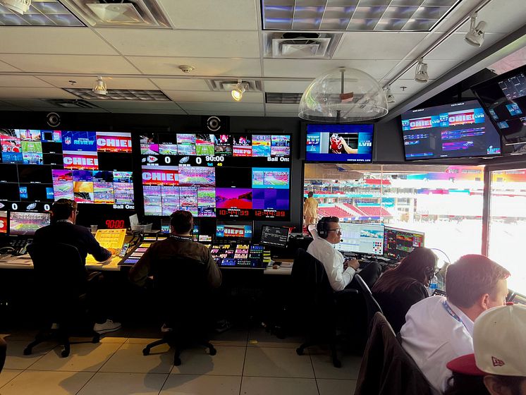 Control Room at the The Big Game 2023