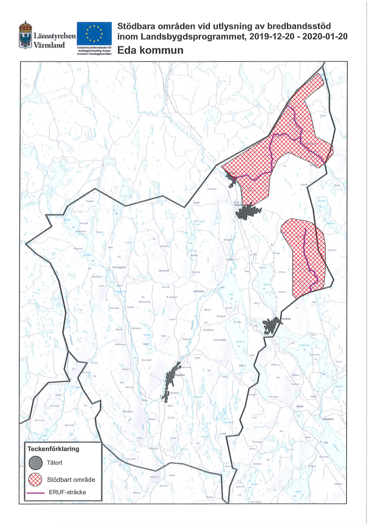 Kartor bredbandsutbyggnad 2020