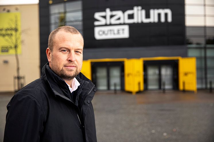 Daniel Löfkvist tillträdande General Manager Stadium Outlet