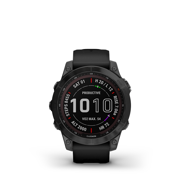 Garmin_fenix 7 Sapphire Solar_Schwarz