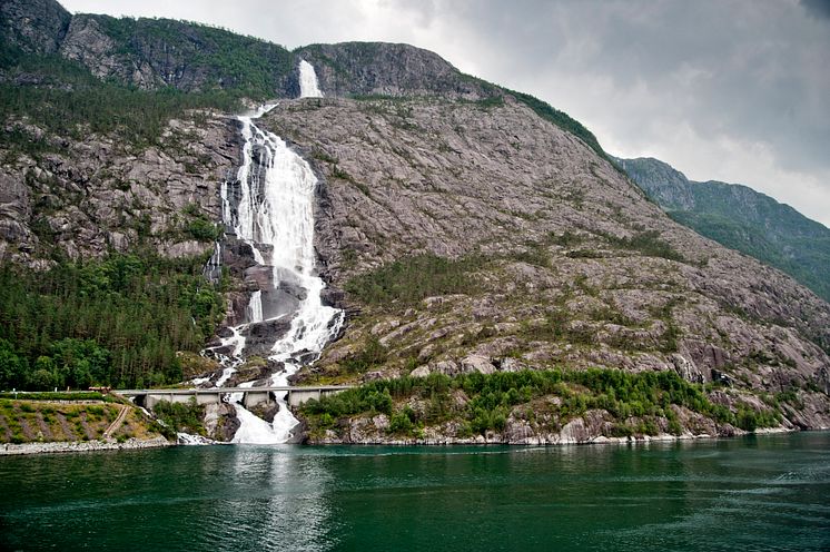 Longfoss Waterfall, Norway