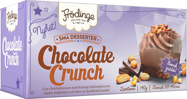 Chocolate Crunch är en av tre små desserter från Frödinge