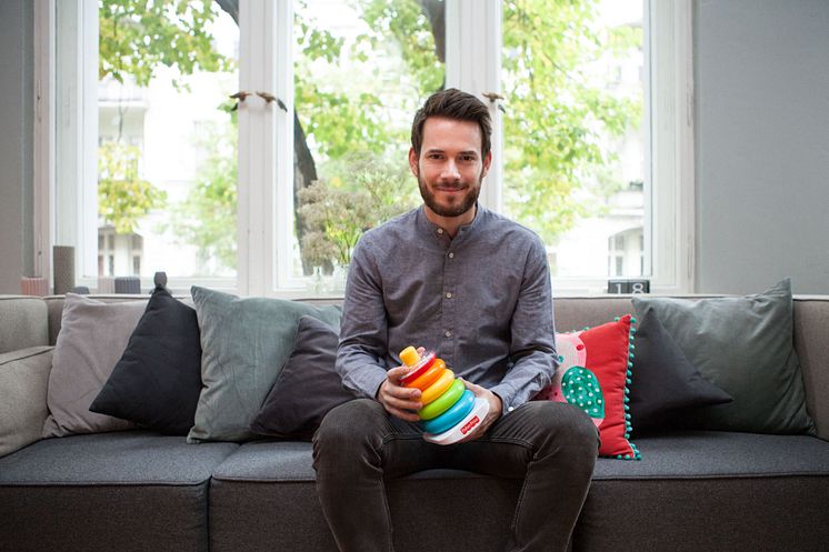 Johannes Strate zu Gast beim 3. Fisher-Price Elternbrunch in Berlin