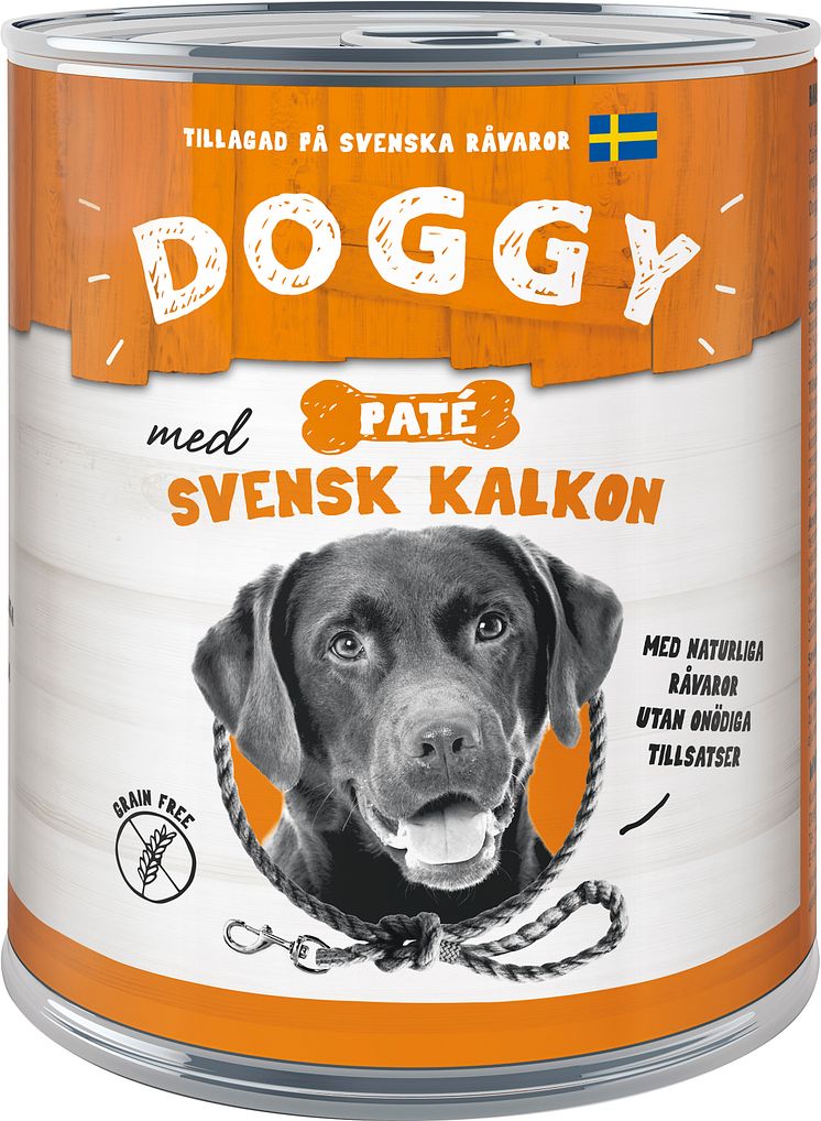 Doggy Konserv Paté med svensk kalkon