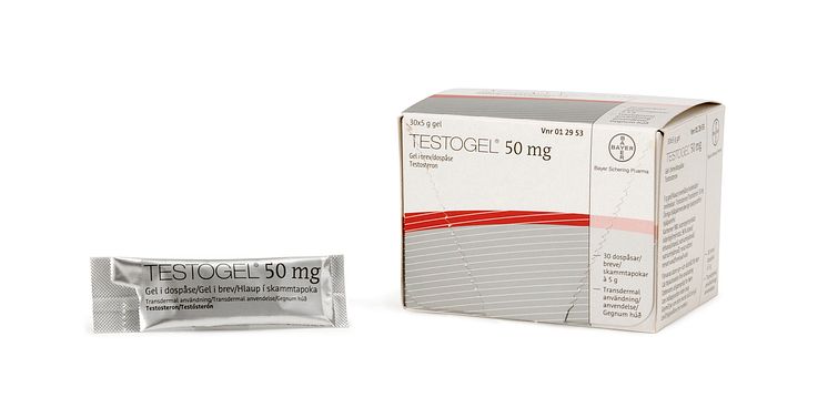 Testogel – receptbelagd behandling av testosteronbrist