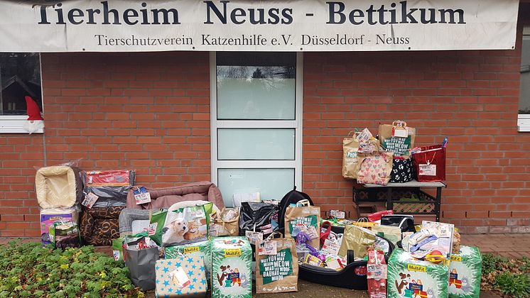 Tierische Bescherung beim Tierheim Neuss-Bettikum