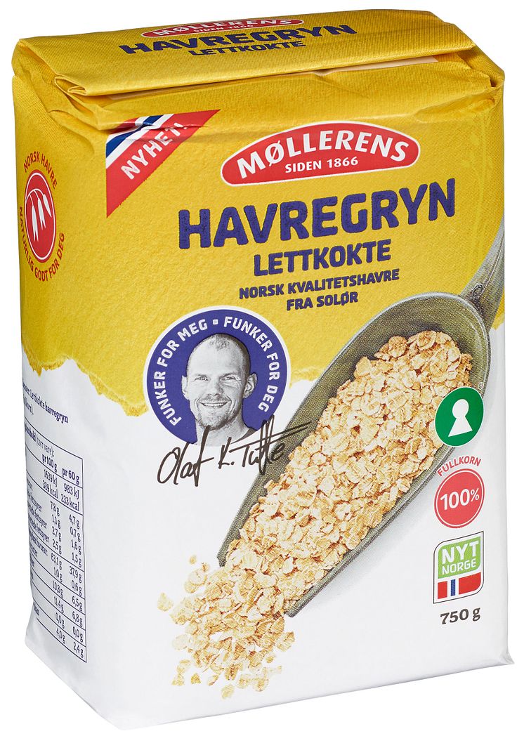 Havregryn Lettkokt 750 gr