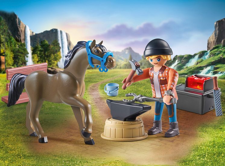 Hufschmied Ben & Achilles (71357 ) von PLAYMOBIL