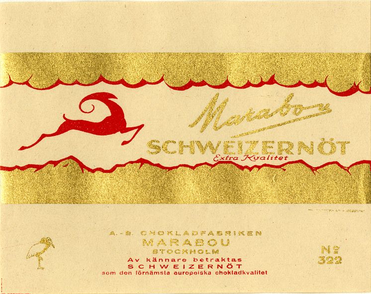 Marabou Schweizernöt, 1935