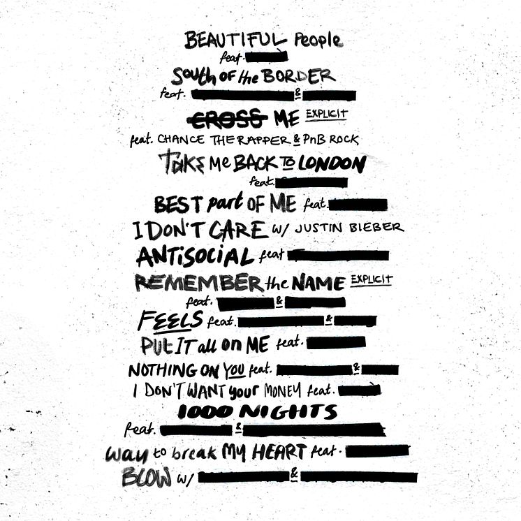 Ed Sheeran - No.6 Collaborations Project 